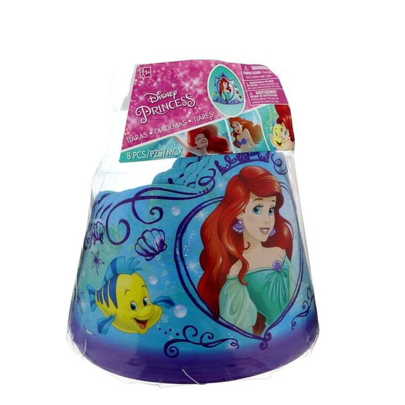 American Greetings Disney Princess Ariel The Little Mermaid Dream Big Printed Paper Tiaras