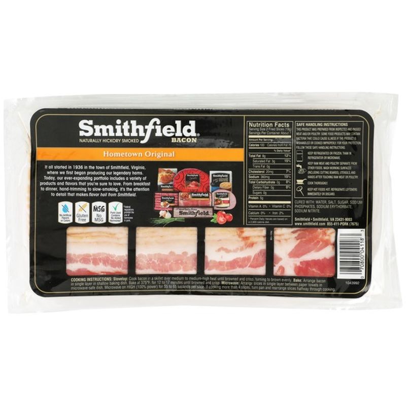 Smithfield Hometown Original Bacon (16 oz) from Food Lion Instacart