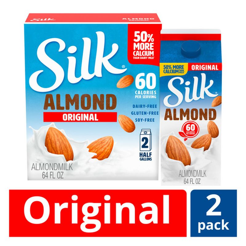 Silk Original Almond Milk (64 fl oz) - Instacart