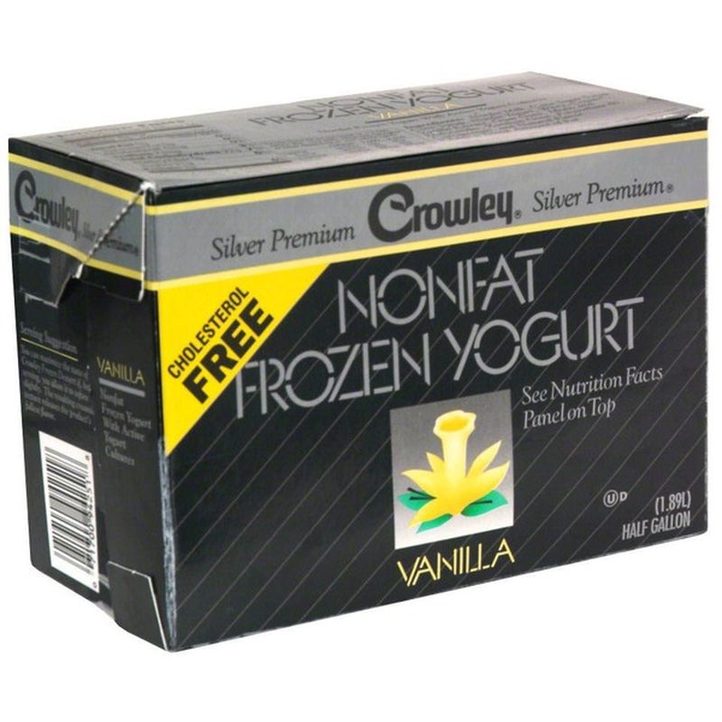 Crowley Nonfat Frozen Yogurt, Vanilla (0.5 gal) Instacart