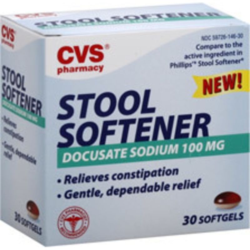 CVS Health Stool Softener, 100 mg, Softgels (30 each) Instacart