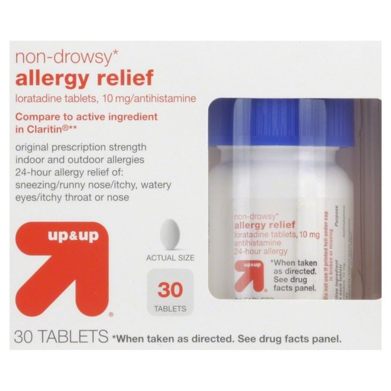 Up&Up Allergy Relief, NonDrowsy, Original Prescription Strength, 10 mg