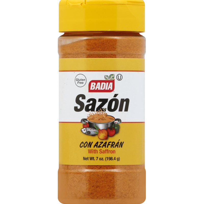 Badia Sazon With Saffron 7 Oz Instacart