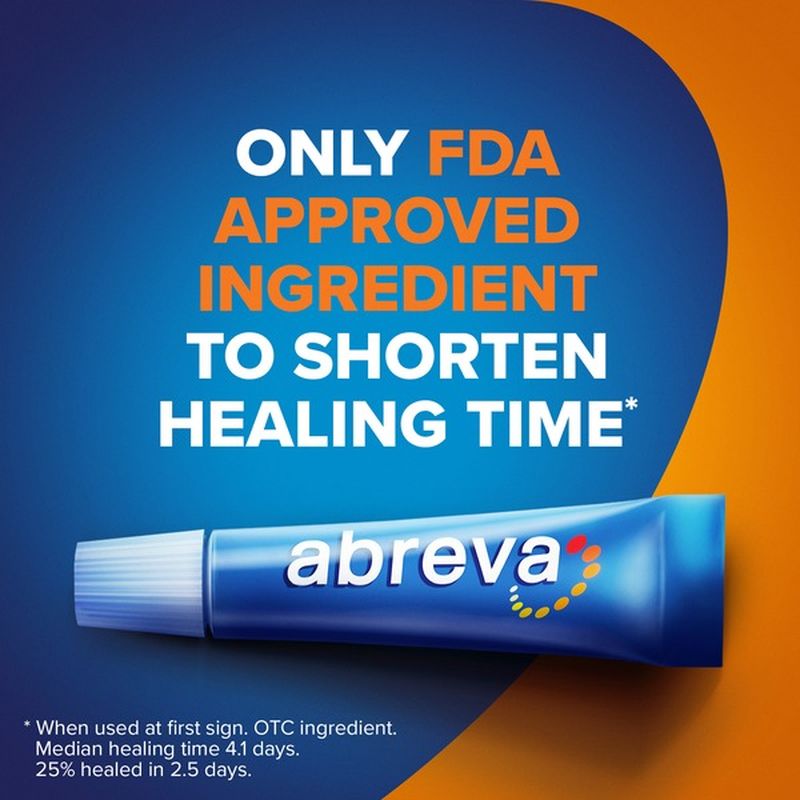What's The Active Ingredient In Abreva Abreva Cold Sore and Fever Blister Treatment (2 g) - Instacart