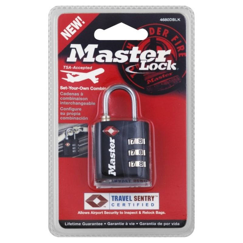 Master Lock Padlock, Set-Your-Own Combination