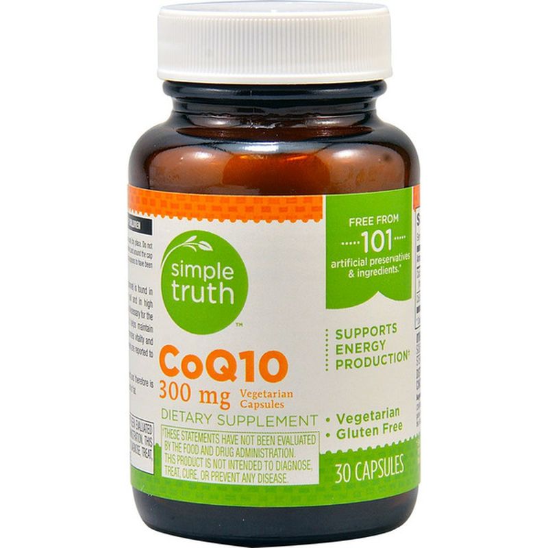 Simple Truth CoQ10 300mg Vegetarian Capsules