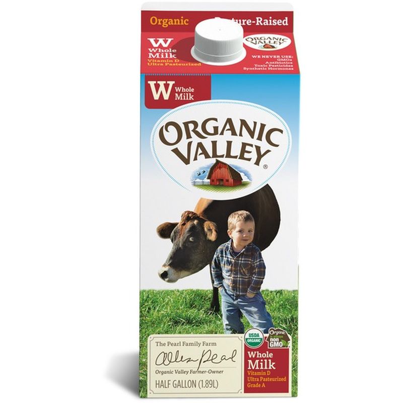 Organic Valley Whole Milk (64 oz) Instacart