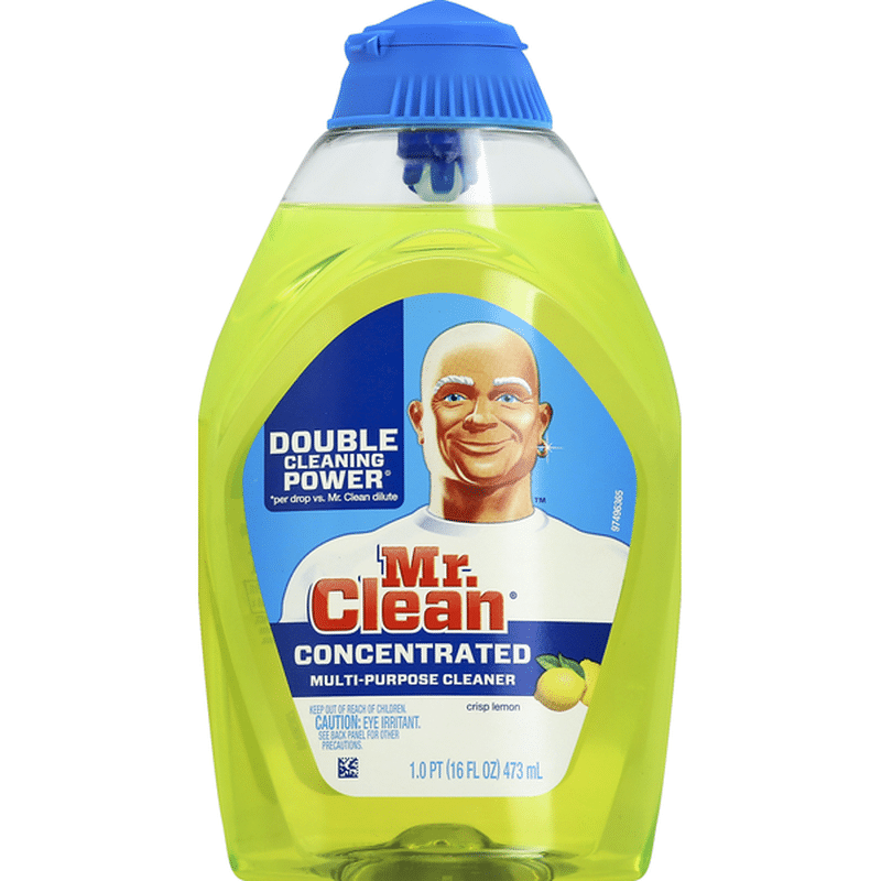 Mr. Clean MultiPurpose Cleaner, Concentrated, Crisp Lemon (16 oz