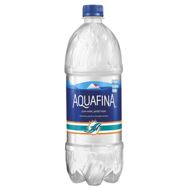 Aquafina Water Liter Plastic Bottle (2.113 lb) from HMart - Instacart