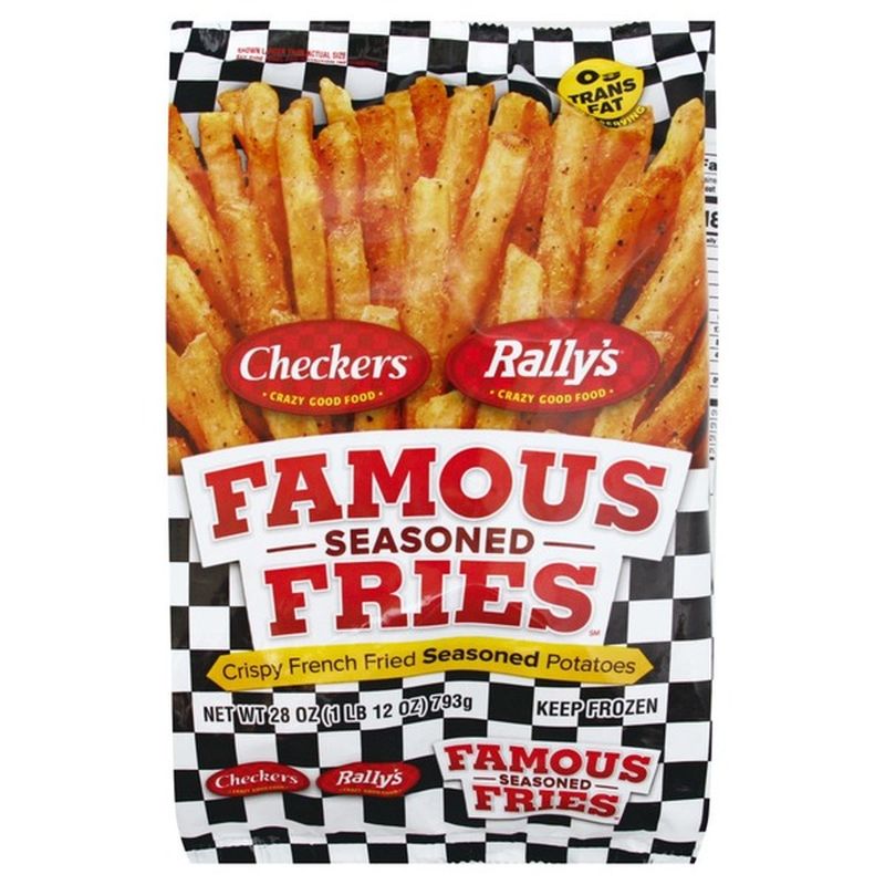 Checkers & Rally's Fries, Famous, Seasoned (28 oz) - Instacart