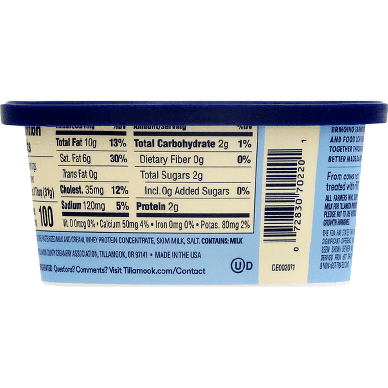 Tillamook Farmstyle Original Cream Cheese Spread (7 oz) Instacart