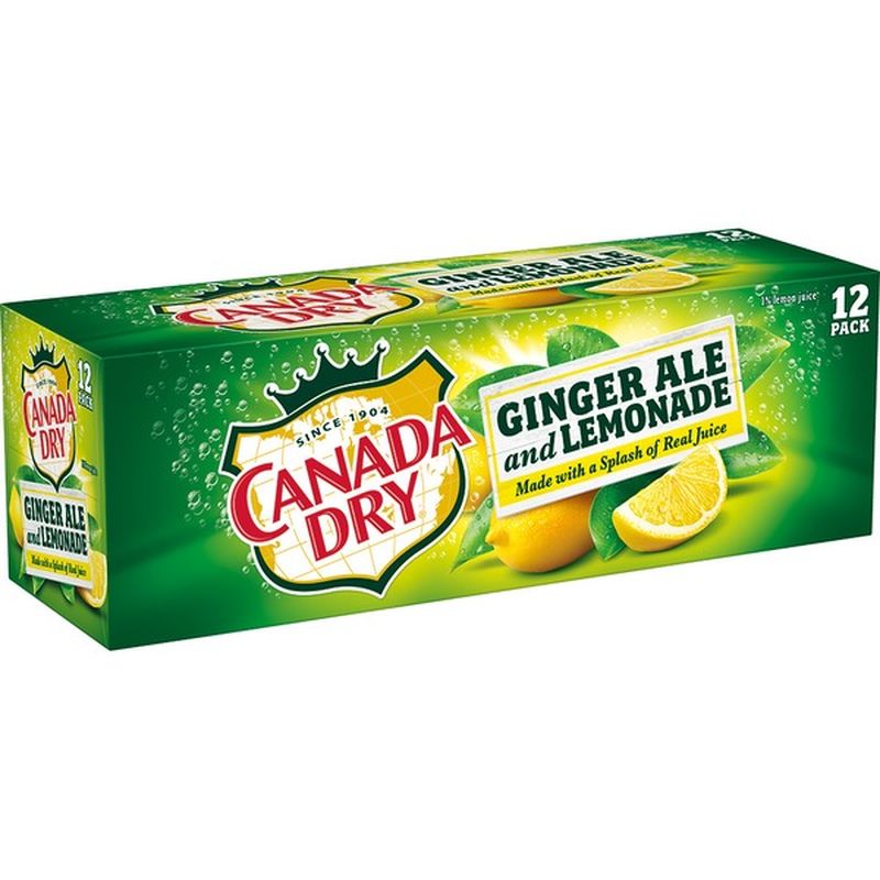Canada Dry Ginger Ale and Lemonade (12 fl oz) from ShopRite Instacart