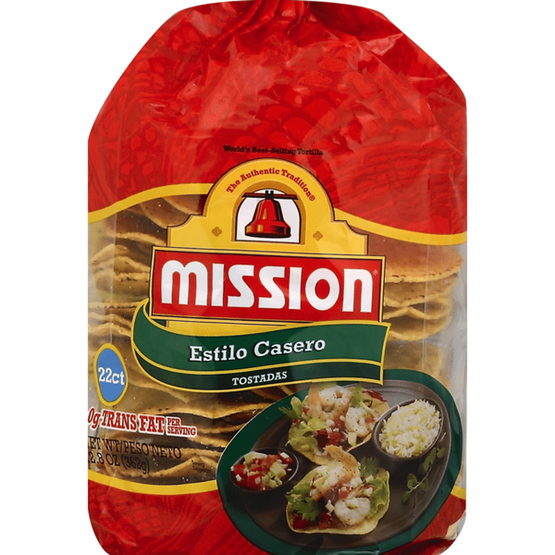 Mission Estilo Casero Tostadas (362 G) From H-E-B - Instacart