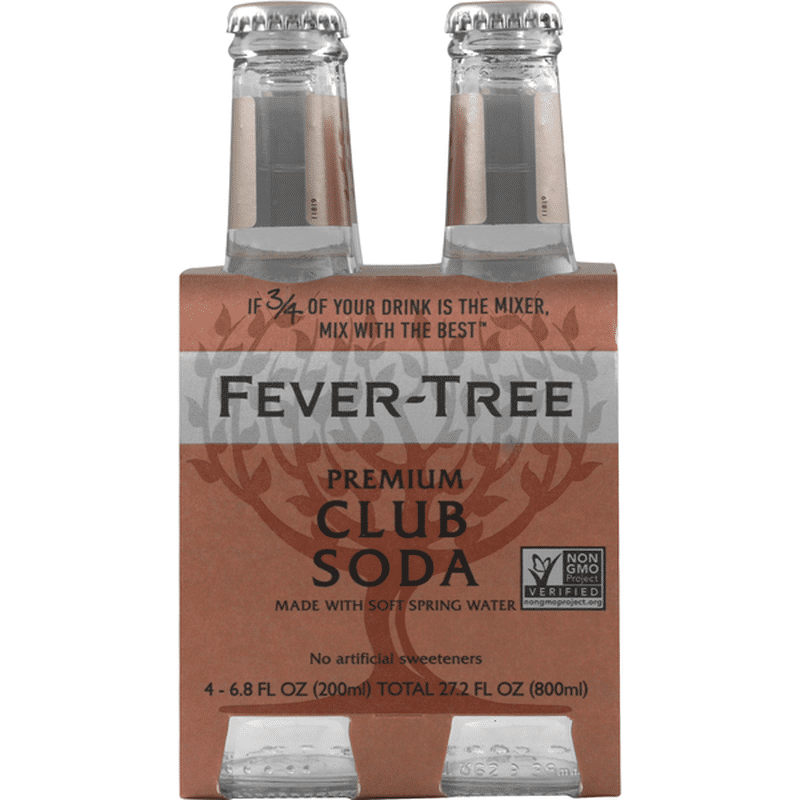 Fever Tree Premium Natural Mixers Club Soda (6.8 Fl Oz) - Instacart