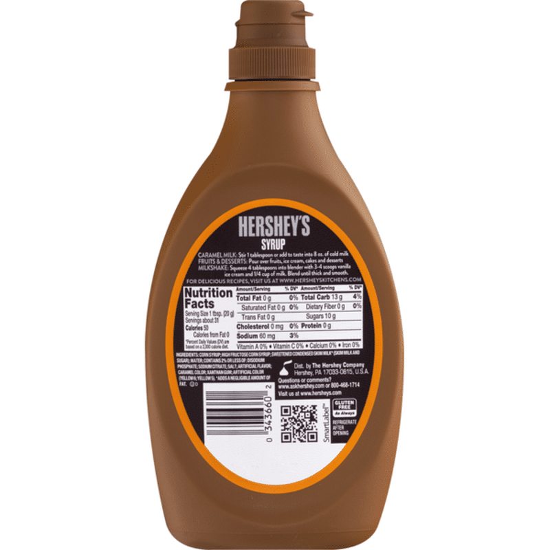 Hershey HERSHEY'S Caramel Syrup, (22 oz) from Mariano's ...