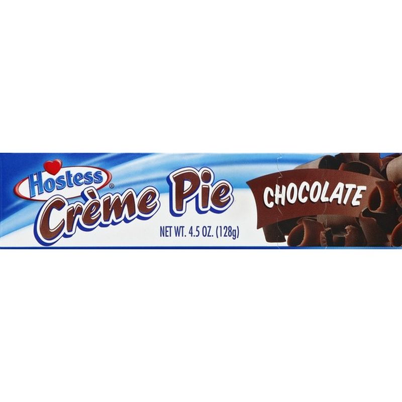 Hostess Creme Pie, Chocolate (4.5 oz) Instacart