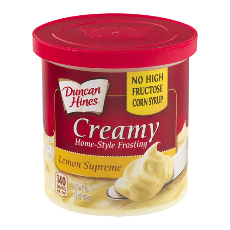 Duncan Hines Frosting, Creamy, Lemon Supreme (16 oz) from Giant Food