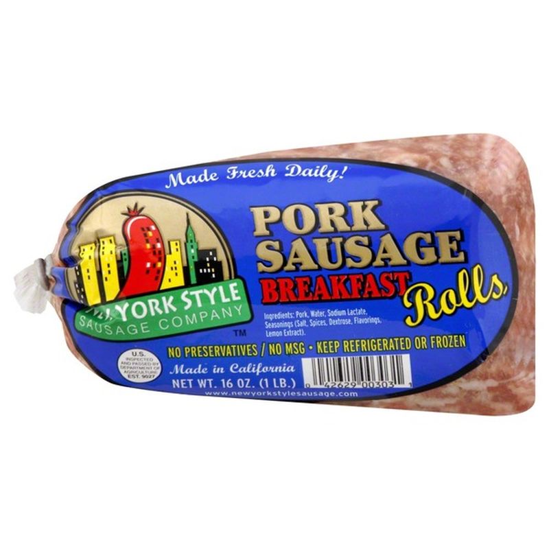 New York Style Sausage Italian Sausage, Rolls, Breakfast, Bag (16 oz) Instacart
