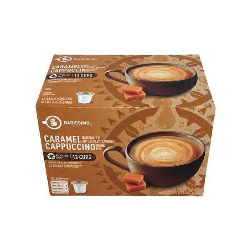 Barissimo Caramel Cappuccino Cups 12 Ct Instacart