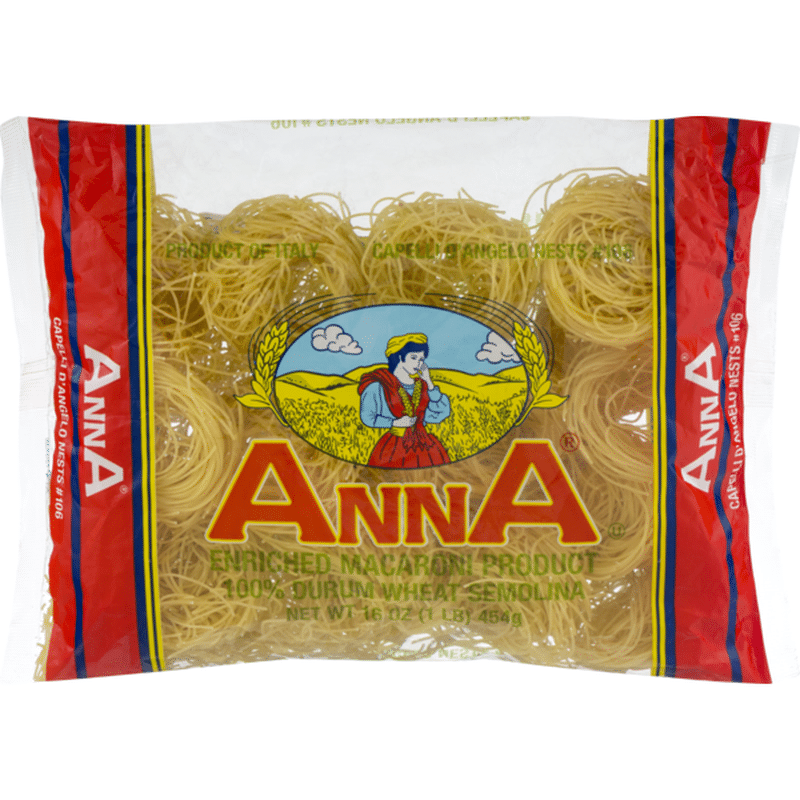 Anna's Capellini, No. 106, Angel Hair Nest (16 oz) Delivery or Pickup