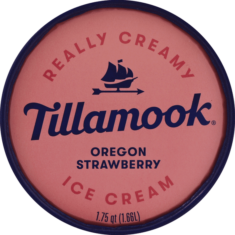 Tillamook Oregon Strawberry Ice Cream (56 oz) from Giant Food Stores