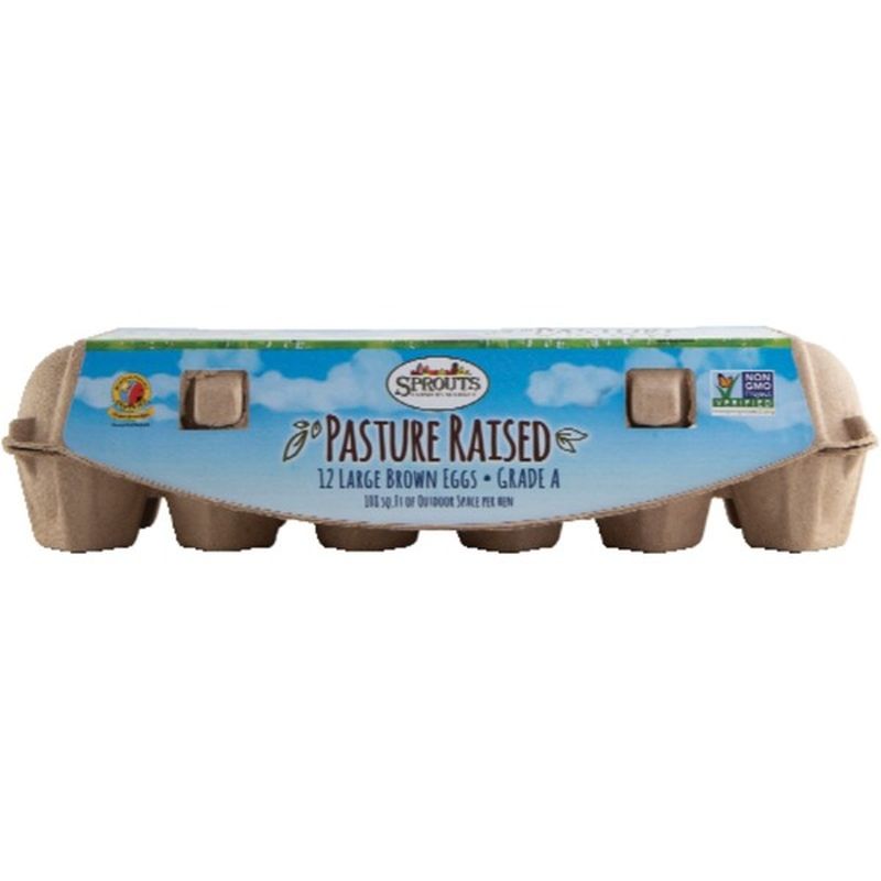 Sprouts Large Grade A Pasture Raised Eggs (12 ct) from Sprouts Farmers