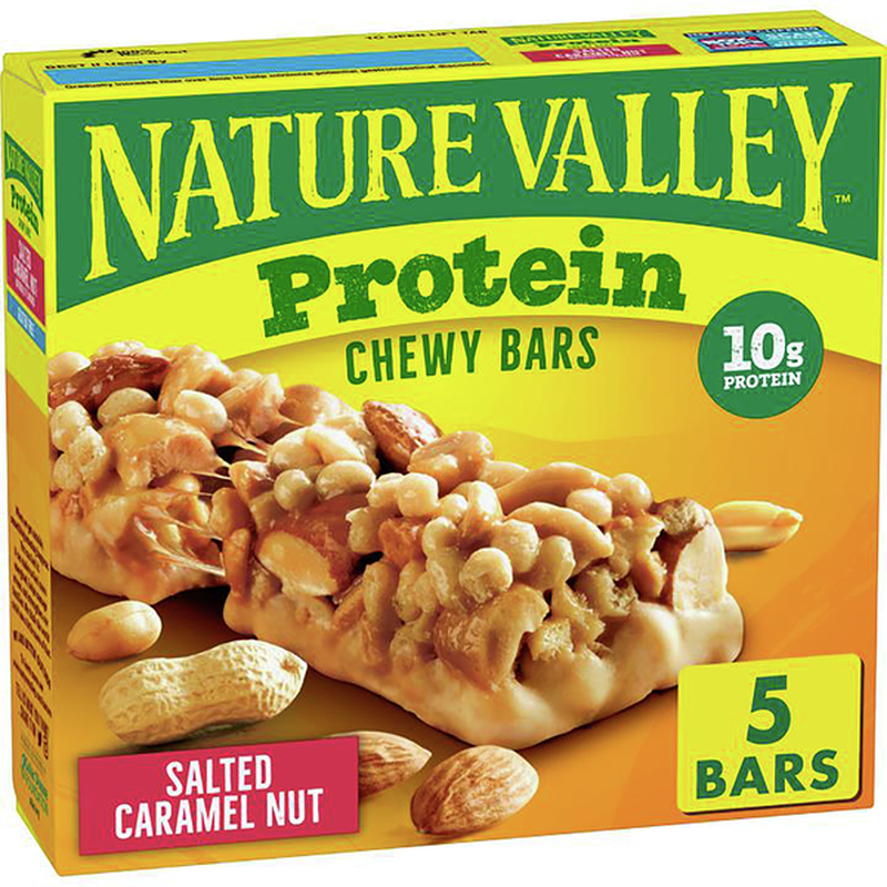 Nature Valley Chewy Granola Bars, Salted Caramel Nut, Protein (7.1 oz