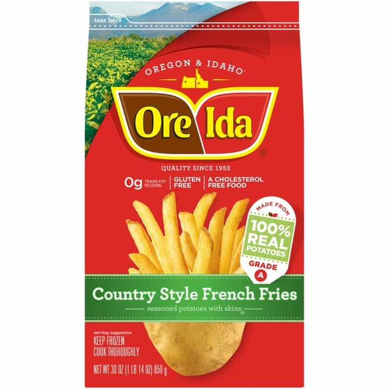 OreIda Country Style French Fries (30 oz) Instacart