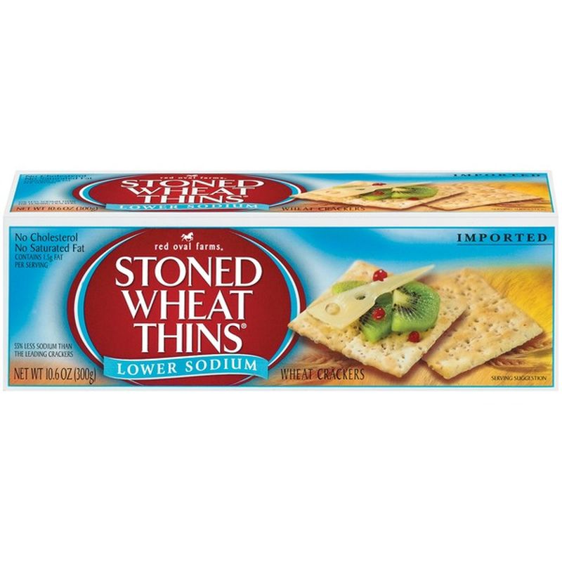 Wheat Thins Stoned Low Sodium Crackers (10.61 oz) from Kroger - Instacart