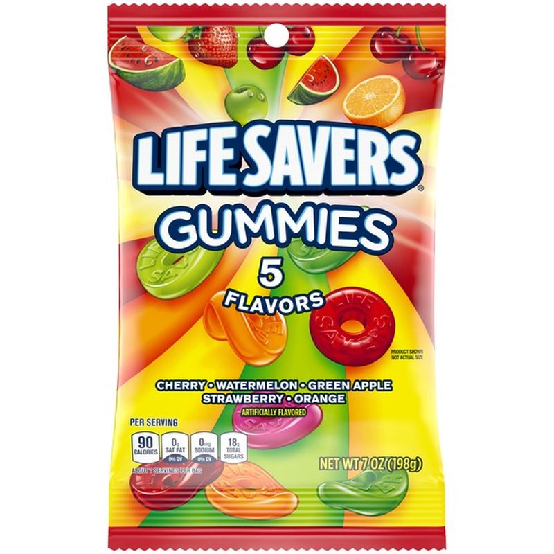 LifeSavers 5 Flavors Gummies Candy (7 oz) from Ideal Food Basket ...