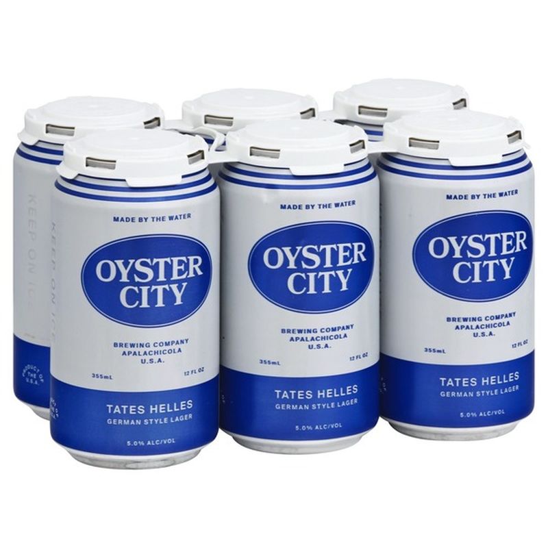 Oyster City Beer, Lager, German Style (12 fl oz) Instacart