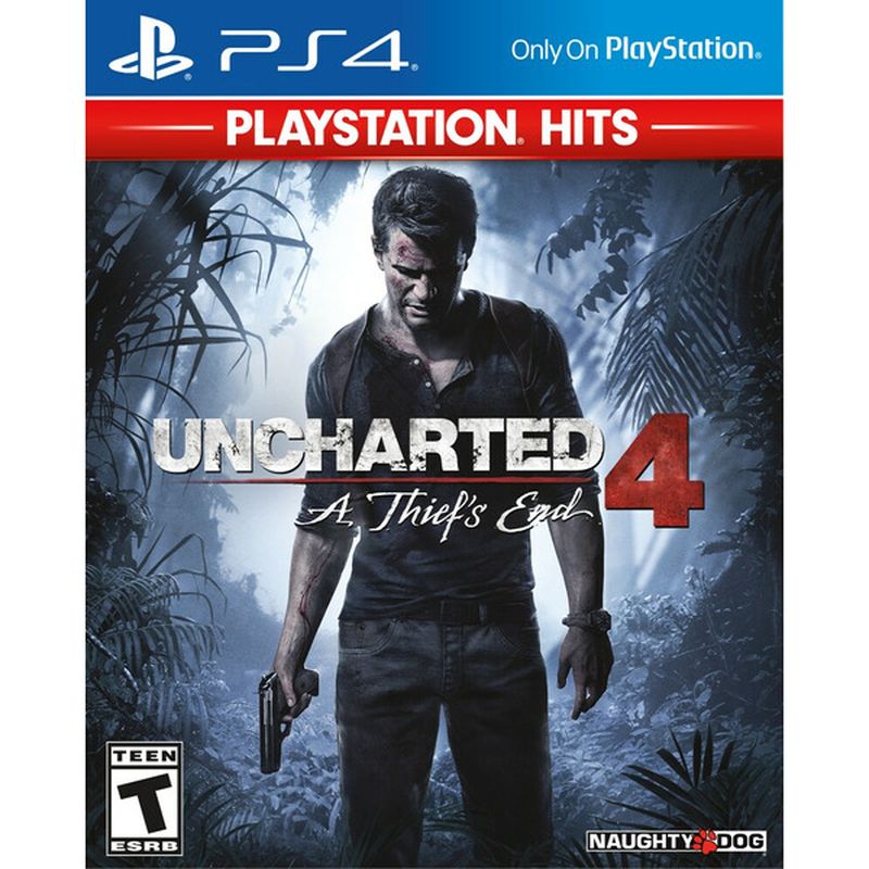 Sony PlayStation Hits Uncharted 4 A Thief's End for PlayStation 4
