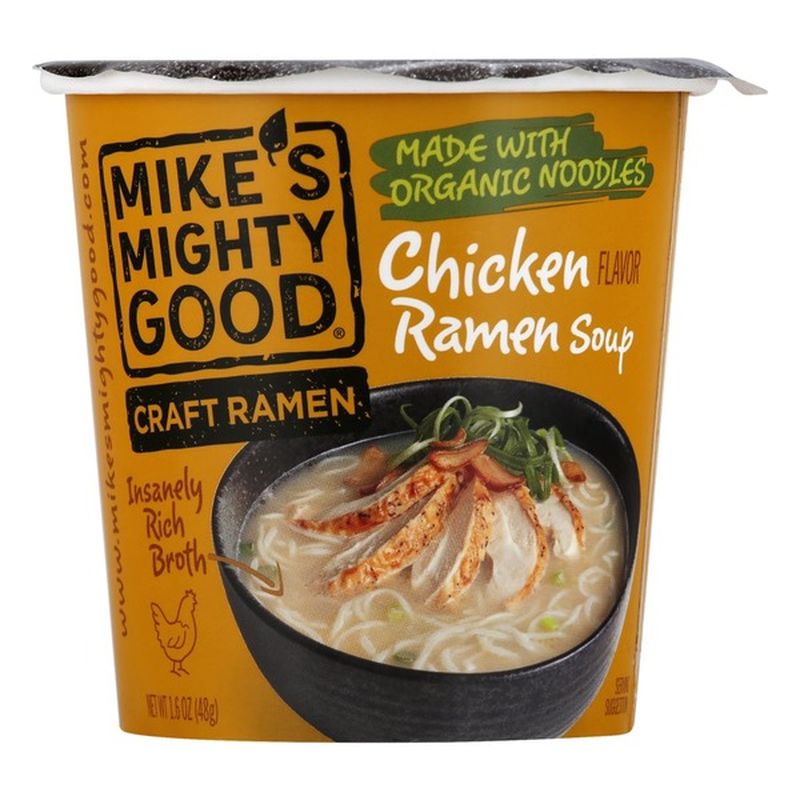 Mike's Mighty Good Ramen Soup, Chicken Flavor (1.6 oz