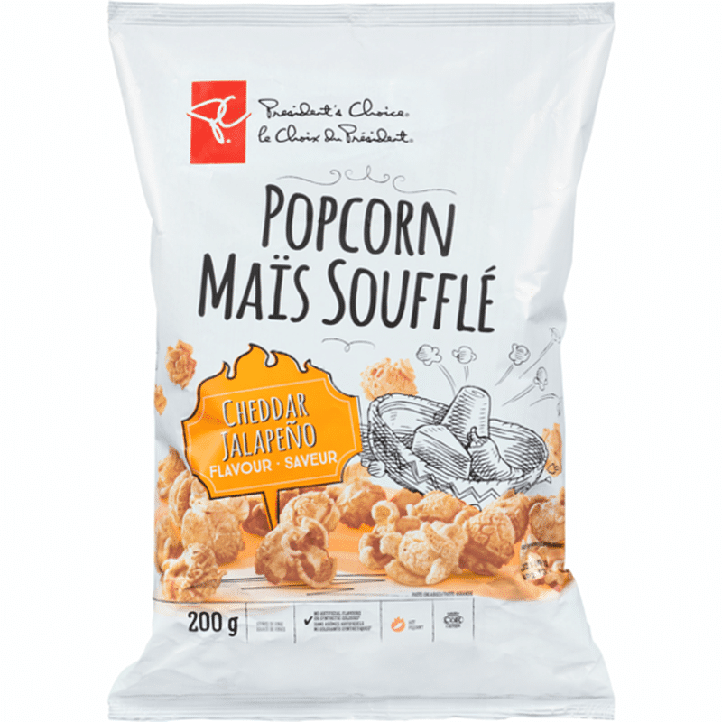 President's Choice Jalapeno Cheddar Flavour Popcorn (200 g) Delivery or