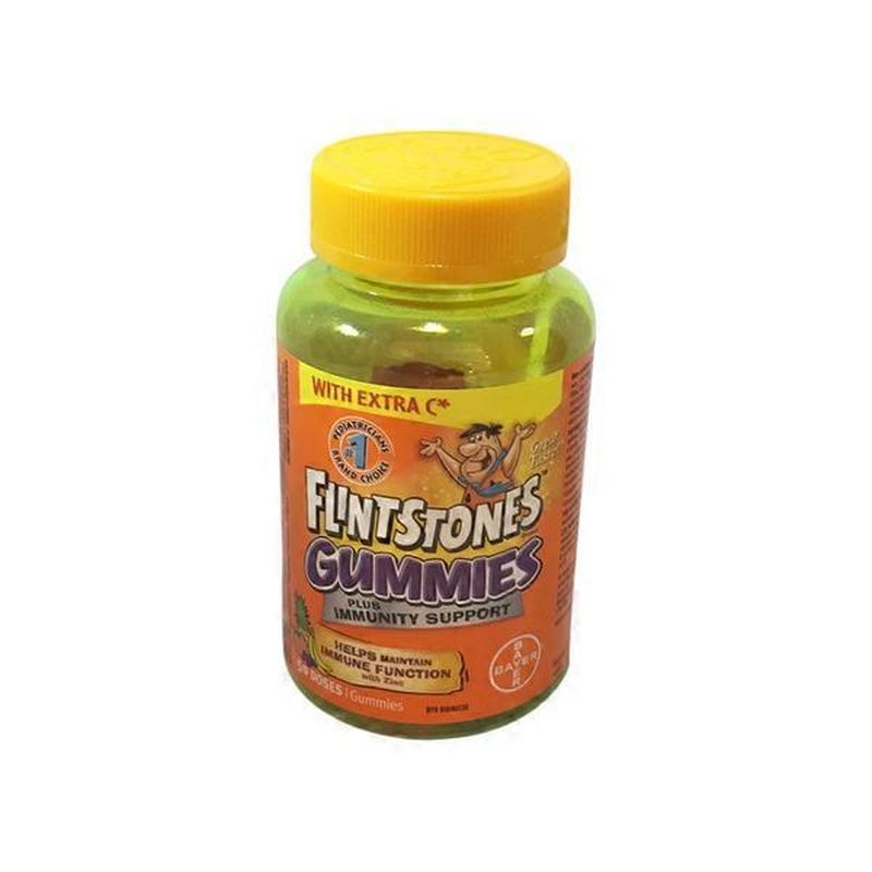 Flintstones Vitamins Gummy Plus Immunity Support Supplement (50 ct