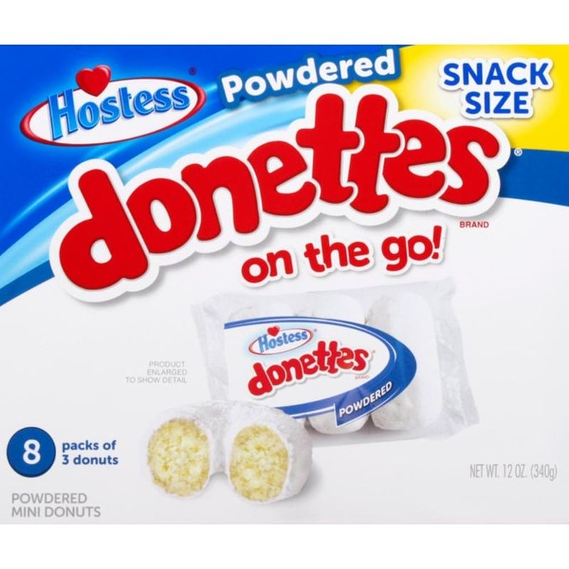 Hostess Powdered Donuts Snack Size (12 oz) Instacart