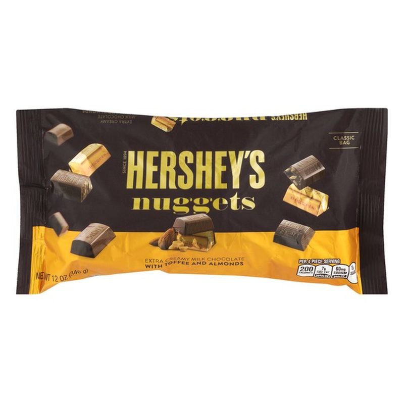 Hershey HERSHEY'S NUGGETS Extra Creamy Milk Chocolate with Toffee and ...