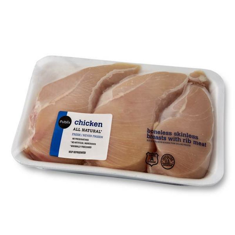 Publix Premium Boneless Skinless Chicken Breast (per lb) Instacart