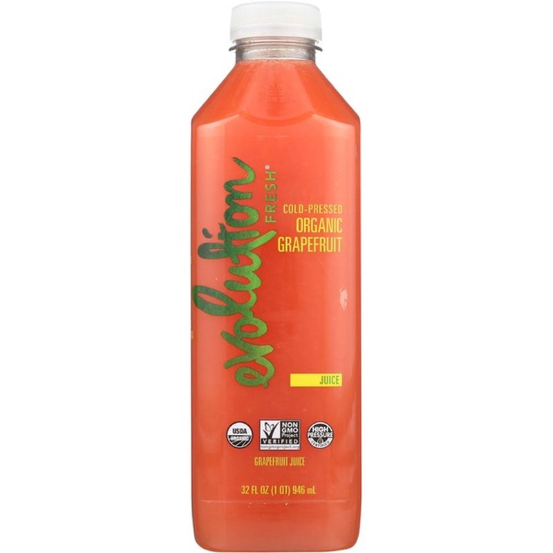 Evolution Fresh ColdPressed Organic Grapefruit Juice (1 qt) Instacart