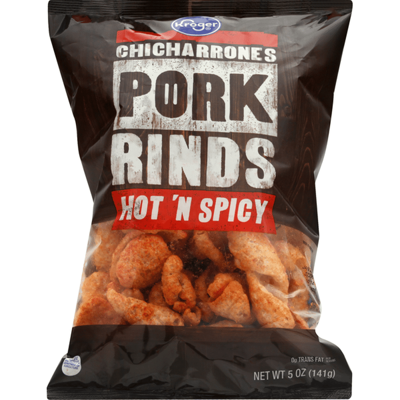 Kroger Pork Rinds, Hot 'N Spicy, Chicharrones (5 oz) Instacart