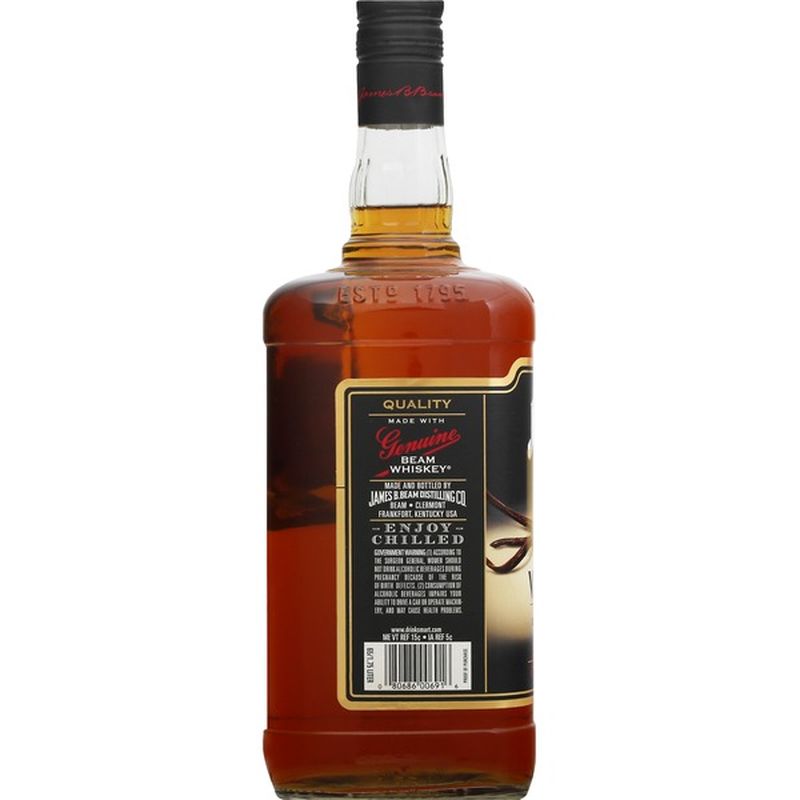 Jim Beam Vanilla Bourbon Whiskey (1750 ml) - Instacart