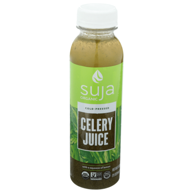 Suja Organic Celery Juice Cold-Pressed Vegetable & Fruit Juice (12 Fl ...