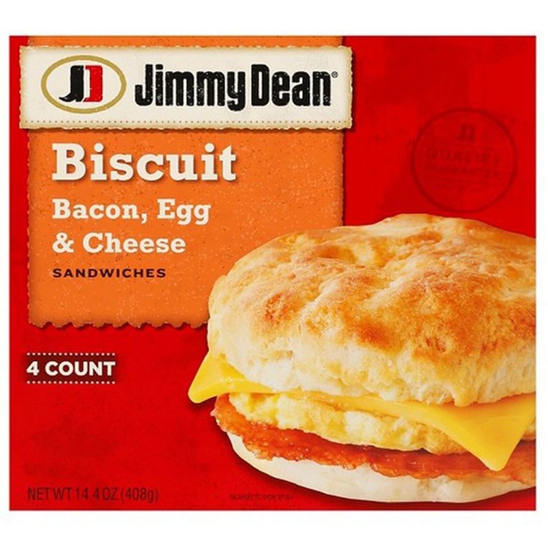 Jimmy Dean Bacon Egg & Cheese Sandwich Biscuit