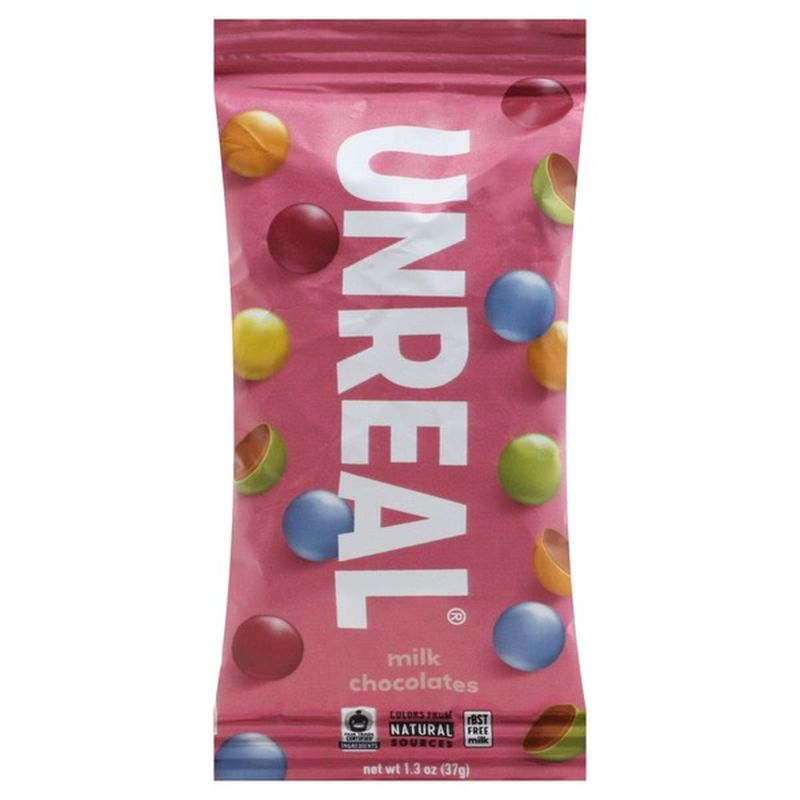 UNREAL Peanut Gems, Milk Chocolate (1.3 oz) Instacart