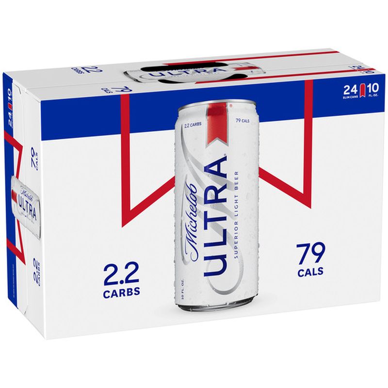 Michelob Ultra Light Beer Cans (10 fl oz) - Instacart