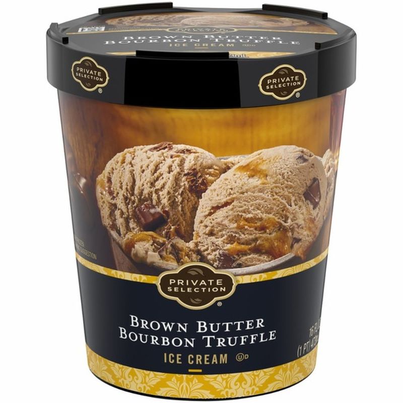 Private Selection Brown Butter Bourbon Truffle Ice Cream (1 pt) from