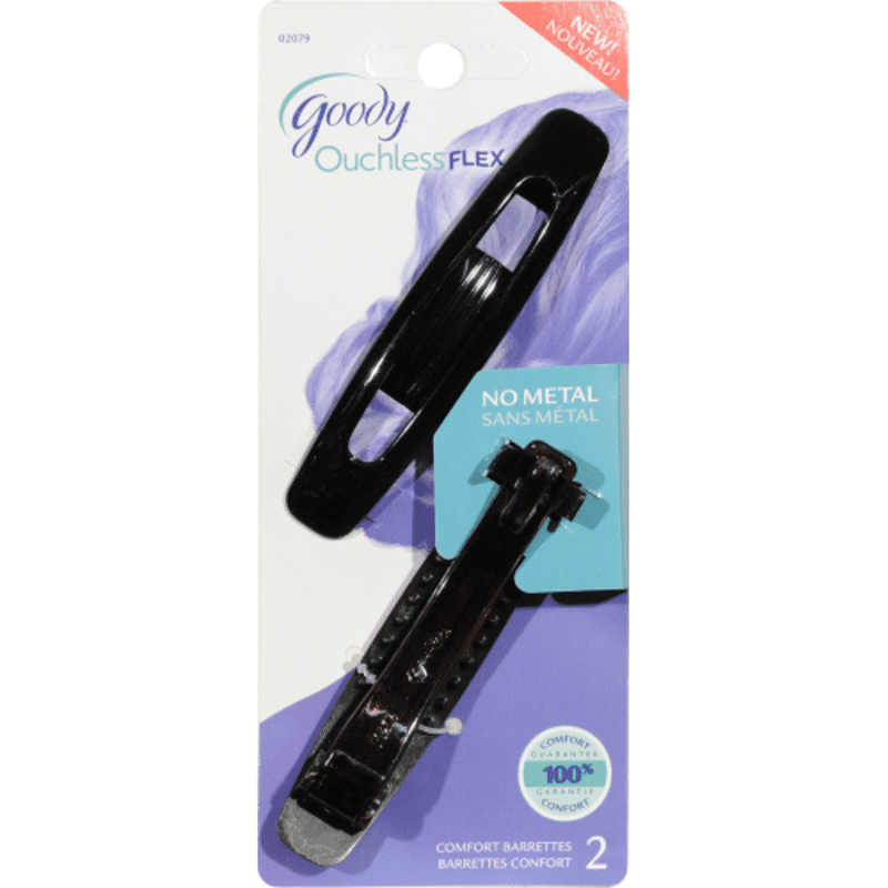 Goody Ouchless 2 ComfortFlex Barrettes (2 ct) Instacart