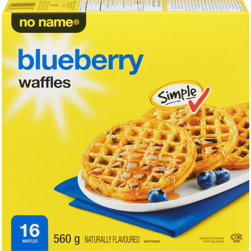 16's Blueberry Waffles (560 g) Instacart