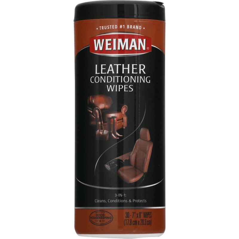 Weiman Conditioning Wipes, Leather (30 ct) - Instacart