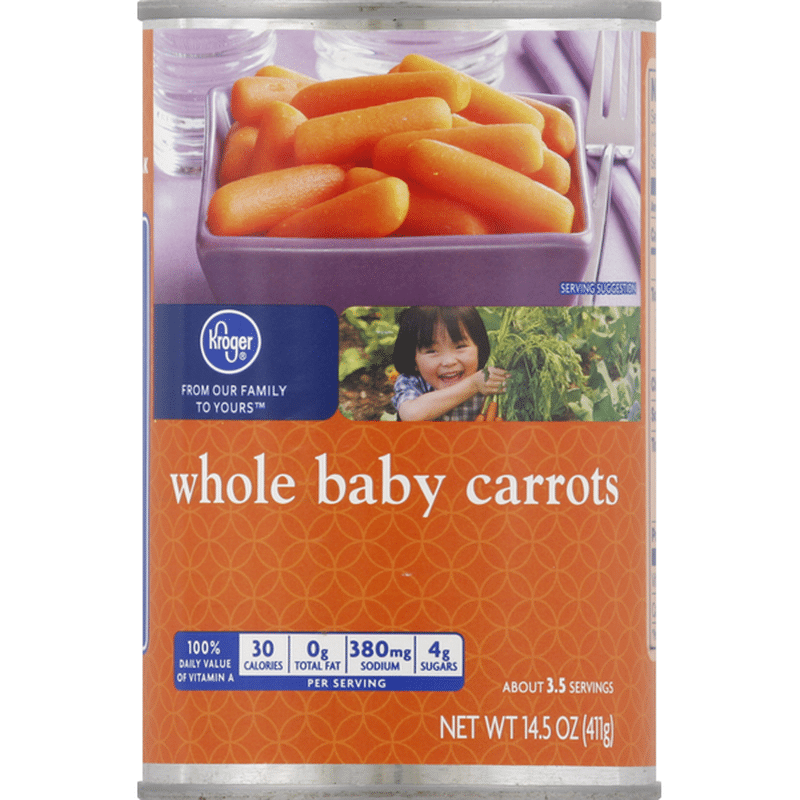Kroger Carrots, Baby, Whole (14.5 oz) Instacart